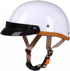 Реактивный шлем, полушлем, мотоциклетный шлем, шлем-накладка на голову, одобренный DOTECE, ретро-мотоциклетный полушлем для мужчин и женщин с быстросъемным креплением, открытый шлем, шлем для скутера HaiBing, 7