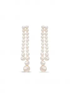 Серьги Rising Moon из желтого золота с жемчугом Sophie Bille Brahe