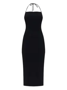 Платье миди с вырезом халтер Cult Gaia, черный