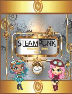 Steampunk Coloring Book Vol 2: Cute Steampunk Chibi Coloring book (Independently published)