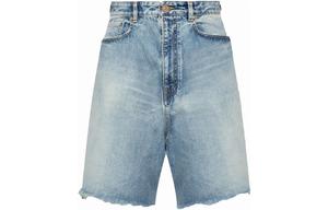 Джинсовые шорты мужские синие Balenciaga, синий