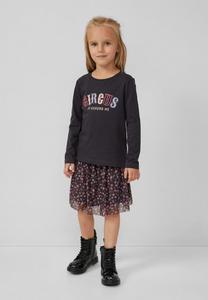 Топ s.Oliver IM LOOSE FIT MIT FRONT, Dunkelgrau/Anthracite