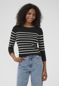 Джемпер Kaffe Jumper, Black W Chalk Stripe/Black