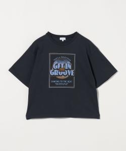 Рок-футболка/Детская 140-160 см United Arrows Green Relaxing Label, цвет Dk.Gray