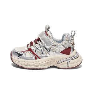 Нескользящие износостойкие низкие повседневные кроссовки для детей Snoffy, серебряный