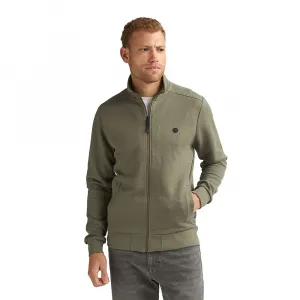 Толстовка Petrol Industries M-1060-SWC333 на молнии, зеленый