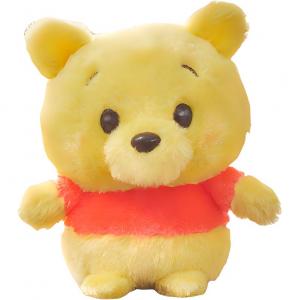 Disney Плюшевая кукла Winnie The Pooh из коллекции Bean Eye, пушистая желтая, высота 11 см