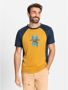 Функциональная рубашка темно-синего и охристого цвета WITT WEIDEN