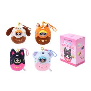 Игрушка-подвеска Powerpuff Girls игровая консоль плюш слепой коробка одиночная мистери бокс/полный набор 4 шт HUGKIS