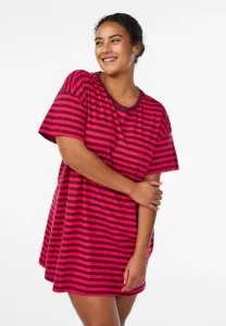 Ночная рубашка Zizzi, Bright Rose Stripe