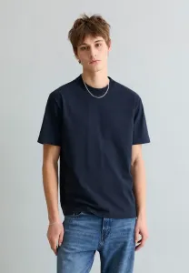 Свободная базовая футболка aus mittelschwerem Marc O'Polo Denim, Navy Teal