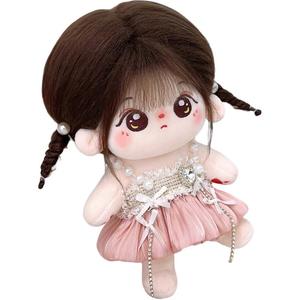 Хлопковая кукла 'Mengmei' плюшевая кукла высотой 20см MENGWAGONGDIAN