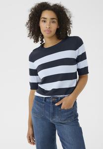 Футболка с принтом KALIZZA STRIPED Kaffe, синий