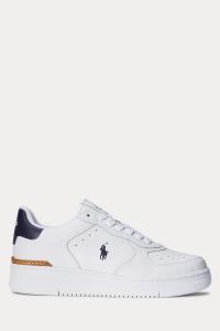 Кожаные спортивные кроссовки Masters Polo Ralph Lauren, белый