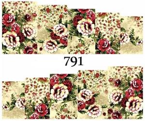 Водные наклейки для ногтей - №791, Raisin