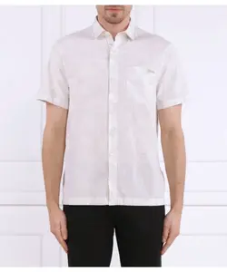 Футболка с трафаретом Коллинза Regular fit Guess Jeans, белый