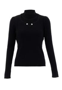 Свитер NAEMI Strick, черный