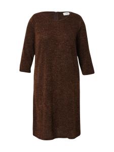 Вязаное платье ONLY Carmakoma CARMARTHA, Mottled Brown