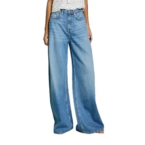 Джинсы Pepe Wide Leg, синий