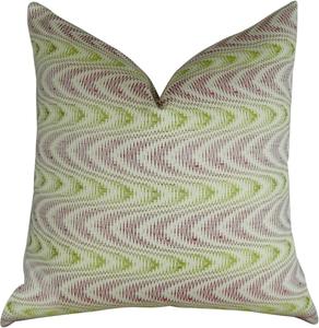 Thomas Collection Декоративная подушка Beet Ivory Citrine Wave с волнистым принтом Wavy Toss