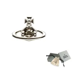 Vivienne Westwood Латунные серьги Unisex Silver, Single