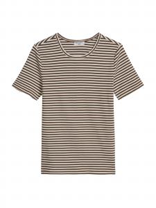 Marc O'Polo DENIM Футболка в темно-коричневом цвете