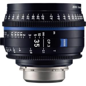Компактный фиксированный объектив ZEISS CP.3 35 мм T2.1 (крепление PL, ножки)