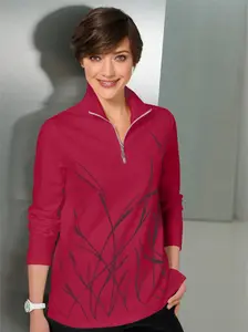 Рубашка-поло с длинными рукавами Classic Basics "Winter Shirt", цвет Rot-Gemustert