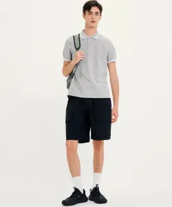 Футболка-поло COOLMAX с коротким рукавом, защитой от УФ-излучения, влагоотводящими свойствами и быстрым высыханием.