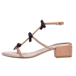 Женские сандалии с одним ремешком, шампанского цвета TATAYA, Champagne