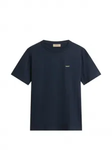 Футболка с принтом-логотипом WOOLRICH, синий