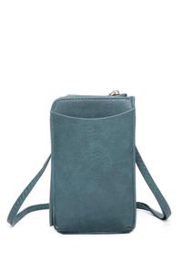 Минималистичный кошелек Enkel для телефона через плечо из искусственной кожи Fontanella Fashion, синий