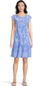 Платье Lilly Pulitzer Danville Dress, цвет Sunwashed Blue Citrus Crush Engineered Knit Dress