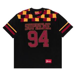 Майка Supreme Patchwork Yoke Football Top, черный