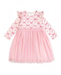 Платье-пачка с длинными рукавами для девочек "Принцесса" Sweet Wink, Multicolor
