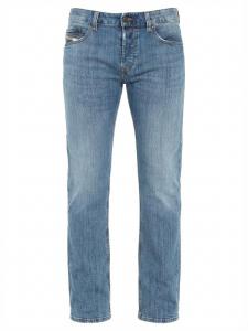 DIESEL Джинсы Slim fit 'Straight SAFADO-X' в синем дениме