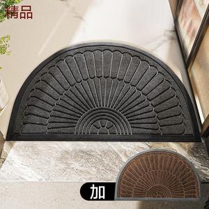 Dajiang Ковер 60х90 см полукруглый для прихожей, устойчивый к загрязнениям, утолщенный и износостойкий