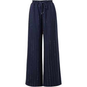 Self-portrait Женские брюки Self portrait Navy Blue