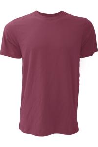 Футболка унисекс из джерси с круглым вырезом и коротким рукавом из парусины BELLA + CANVAS