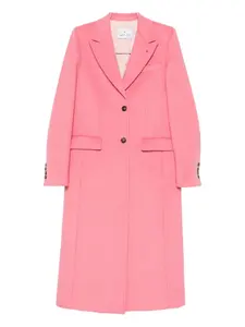 Пальто из шерстяной смеси на пуговицах Manuel Ritz, розовый