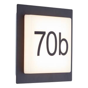 Светодиодный настенный светильник Brilliant Sten, железо / прозрачное стекло - 1 лампа - 18 х 18 см