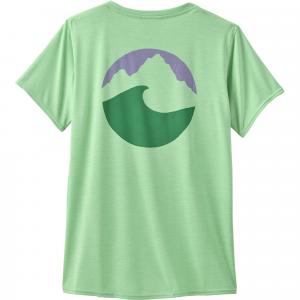 Женская футболка Capilene Cool Daily Graphic Patagonia, Applied Imagination/Rinsed Green X-Dye