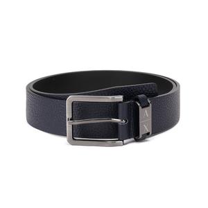 Ремень мужской из кожи ae шириной 3,5 см ARMANI EXCHANGE, синий