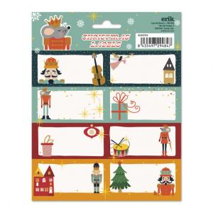 РОЖДЕСТВЕНСКИЕ САМОКЛЕЯЩИЕСЯ ЭТИКЕТКИ Щелкунчик РОЖДЕСТВО Inna marka