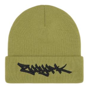 Supreme Зимняя шапка с вышитым логотипом Zoo York, Olive