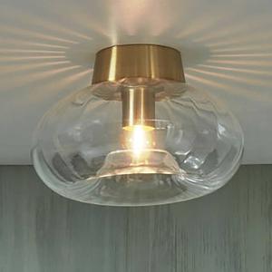 Потолочный светильник it's about RoMi Brussels, золото - прозрачное стекло - 27 x 18 x 27 см