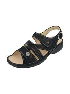 Finn Comfort Черные сандалии
