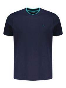Футболка из хлопка с контрастными деталями Paul & Shark, синий