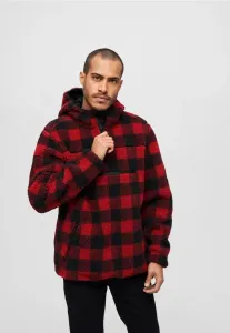 Флисовый джемпер Brandit, Red/Black/White