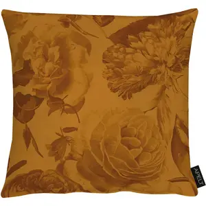 Декоративная подушка 5255 с чехлом и наполнителем, 1 штука Apelt, Orange + bedruckt